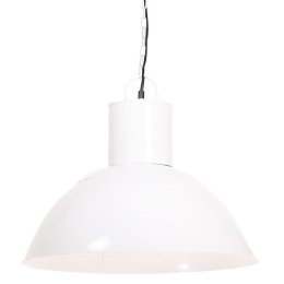 LAMPA WISZĄCA 25 W BIAŁA OKRĄGŁA 48CM E27