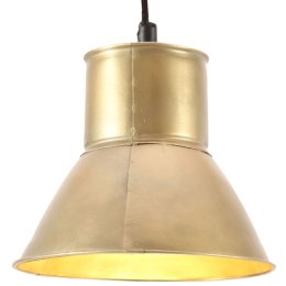 LAMPA WISZĄCA 25 W KOLOR MOSIĄDZU OKRĄGŁA 17CM E27