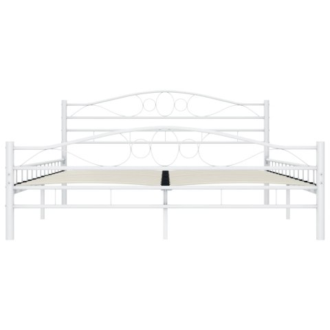 RAMA ŁÓŻKA BIAŁA METALOWA 140X 200CM