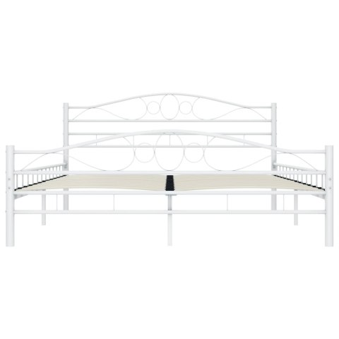 RAMA ŁÓŻKA BIAŁA METALOWA 200X200CM