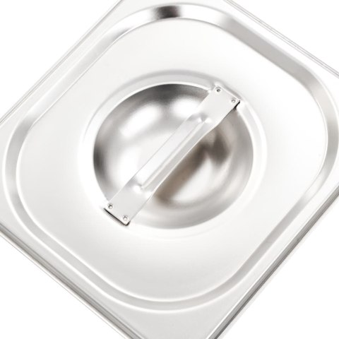 POKRYWY DO TACY GASTRONOMICZNEJ GN 1/6 8 SZT. STAL NIERDZEWNA