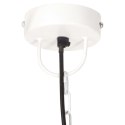 VidaXL Industrialna lampa wisząca, 25 W, biała, okrągła, 30 cm, E27