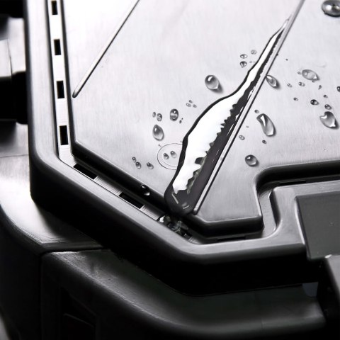 KOMPOSTOWNIK OGRODOWY CZARNY 93,3X93,3X146CM 1000 L