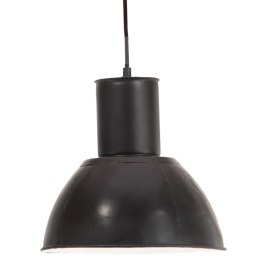 LAMPA WISZĄCA 25 W CZARNA OKRĄGŁA 28,5CM E27