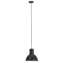 LAMPA WISZĄCA 25 W CZARNA OKRĄGŁA 28,5CM E27