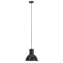 LAMPA WISZĄCA 25 W CZARNA OKRĄGŁA 28,5CM E27