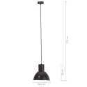 LAMPA WISZĄCA 25 W CZARNA OKRĄGŁA 28,5CM E27