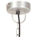 INDUSTRIALNA LAMPA WISZĄCA 25 W SREBRNA OKRĄGŁA 32CM E27