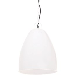 INDUSTRIALNA LAMPA WISZĄCA 25 W BIAŁA OKRĄGŁA 32CM E27