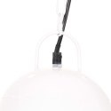 INDUSTRIALNA LAMPA WISZĄCA 25 W BIAŁA OKRĄGŁA 32CM E27