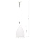 INDUSTRIALNA LAMPA WISZĄCA 25 W BIAŁA OKRĄGŁA 32CM E27