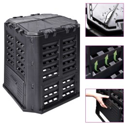 KOMPOSTOWNIK OGRODOWY CZARNY 68,9X68,9X83,9CM 360 L