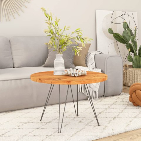 BLAT DO STOLIKA Ø60X2,5CM OKRĄGŁY LITE DREWNO AKACJOWE