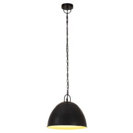 INDUSTRIALNA LAMPA WISZĄCA 25 W CZARNA OKRĄGŁA 31CM E27