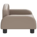 SOFA DLA DZIECI CAPPUCCINO 50X40X30CM SZTUCZNA SKÓRA