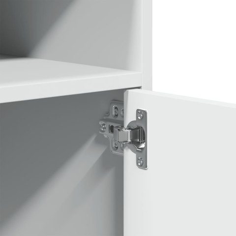 SZAFKA NA KÓŁKACH BIAŁA 60X48X81CM