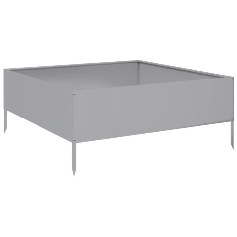 PODWYŻSZONA DONICA 100X100X25CM STAL GALWANIZOWANA