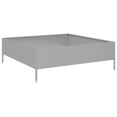 PODWYŻSZONA DONICA 100X100X33,5CM STAL GALWANIZOWANA