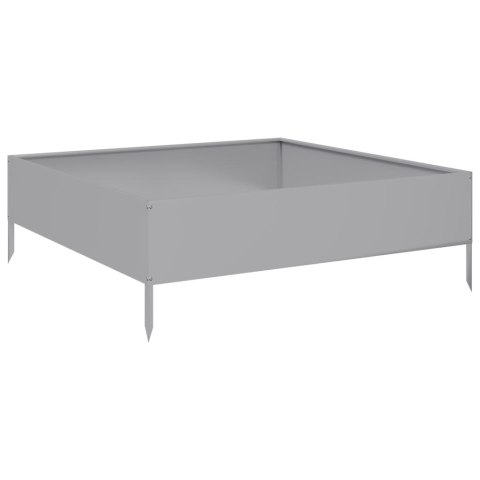 PODWYŻSZONA DONICA 100X100X33,5CM STAL GALWANIZOWANA