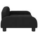 SOFA KANAPA LEGOWISKO DLA PSA CZARNE 70X45X30CM TKANINA