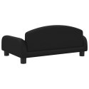 SOFA KANAPA LEGOWISKO DLA PSA CZARNE 70X45X30CM TKANINA