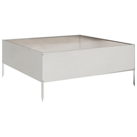 PODWYŻSZONA DONICA 100X100X25CM STAL NIERDZEWNA