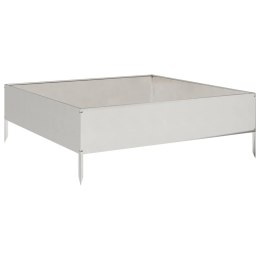 PODWYŻSZONA DONICA 100X100X33,5CM STAL NIERDZEWNA