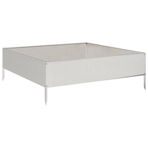 PODWYŻSZONA DONICA 100X100X33,5CM STAL NIERDZEWNA