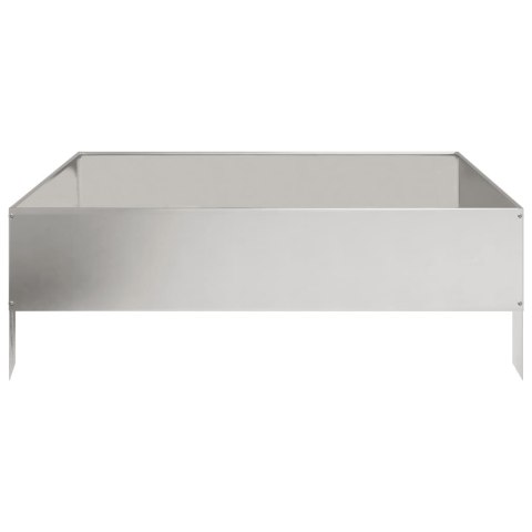 PODWYŻSZONA DONICA 100X100X33,5CM STAL NIERDZEWNA