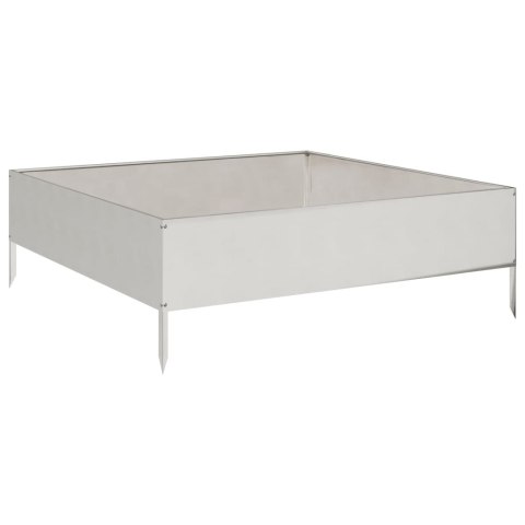 PODWYŻSZONA DONICA 100X100X33,5CM STAL NIERDZEWNA