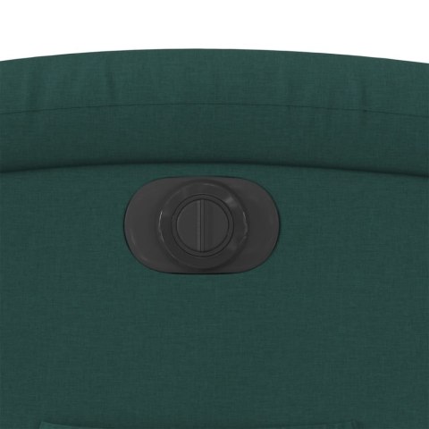 PODNOSZONY FOTEL MASUJĄCY ELEKTRYCZNY ROZKŁADANY ZIELONY