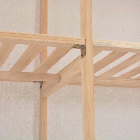 SZAFA BIAŁA 200X40X170CM MATERIAŁOWA