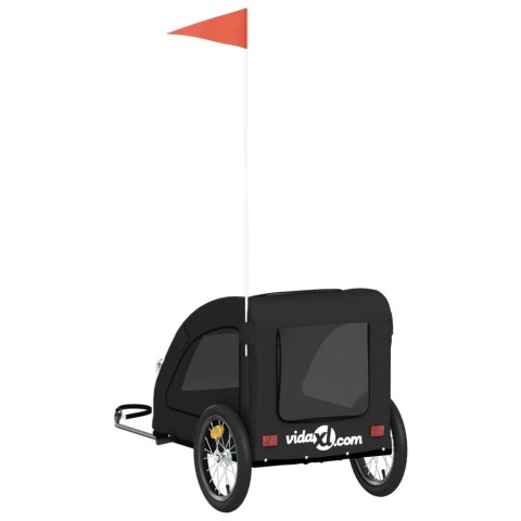 PRZYCZEPKA ROWEROWA DLA ZWIERZĄT TKANINA OXFORD I ŻELAZO