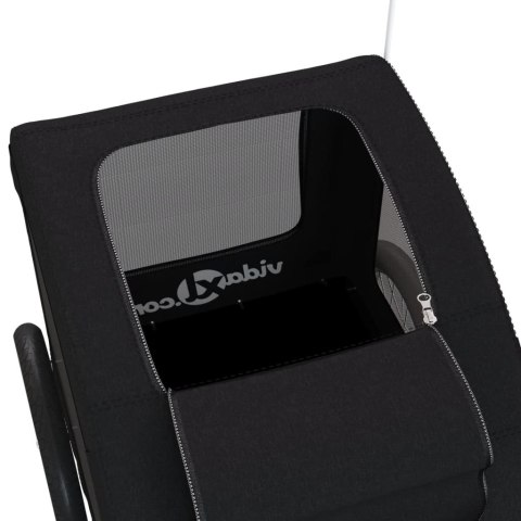 PRZYCZEPKA ROWEROWA DLA ZWIERZĄT TKANINA OXFORD I ŻELAZO