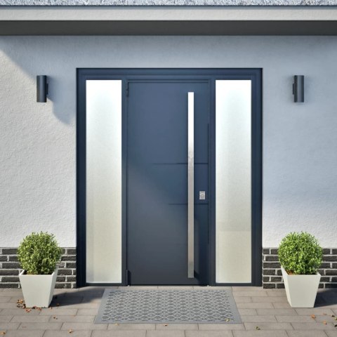 DONICE OGRODOWE 2 SZT. BIAŁE 30X30X30CM STALOWE