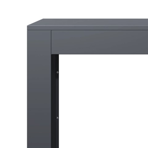 STOJAK NA DREWNO OPAŁOWE ANTRACYTOWY 100X40X80CM STALOWY