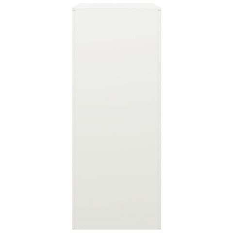 STOJAK NA DREWNO OPAŁOWE BIAŁY 60X40X100CM STALOWY