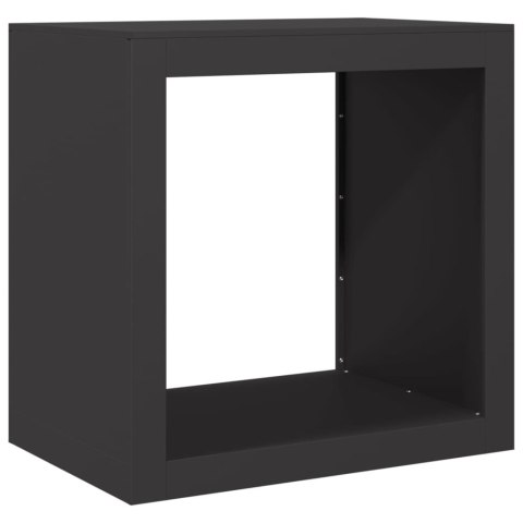 STOJAK NA DREWNO OPAŁOWE CZARNY 60X40X60CM STALOWY