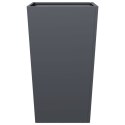 DONICA OGRODOWA ANTRACYTOWA 45X45X75CM STALOWA