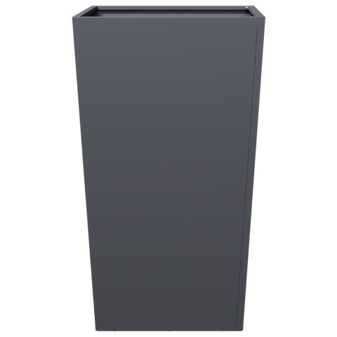 DONICA OGRODOWA ANTRACYTOWA 45X45X75CM STALOWA