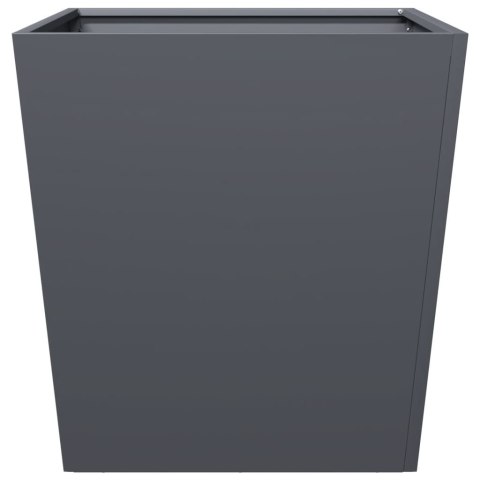 DONICA OGRODOWA ANTRACYTOWA 50X50X50CM STALOWA