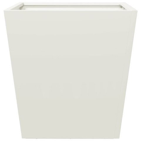 DONICA OGRODOWA BIAŁA 40X40X40CM STALOWA