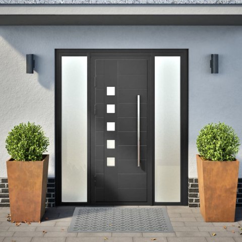 DONICE OGRODOWE 45X45X75CM 2 SZT. STAL KORTENOWSKA