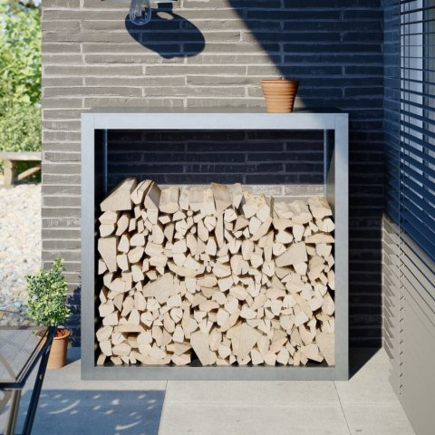 STOJAK NA DREWNO OPAŁOWE 100X40X100CM STAL GALWANIZOWANA