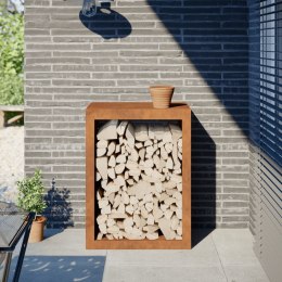 STOJAK NA DREWNO OPAŁOWE 60X40X80CM STAL KORTENOWSKA