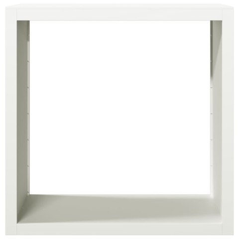 STOJAK NA DREWNO OPAŁOWE BIAŁY 100X40X100CM STALOWY
