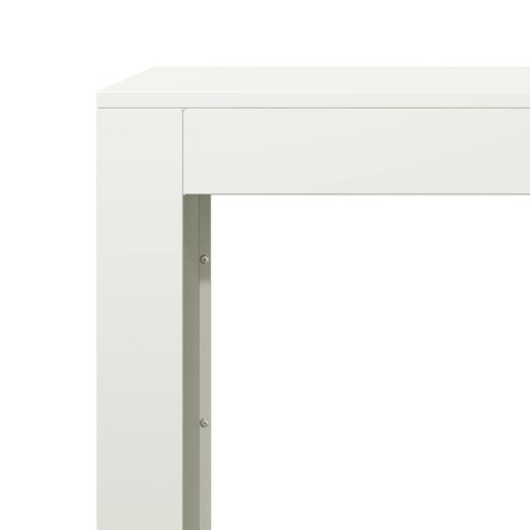 STOJAK NA DREWNO OPAŁOWE BIAŁY 100X40X100CM STALOWY