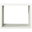 STOJAK NA DREWNO OPAŁOWE BIAŁY 100X40X80CM STALOWY