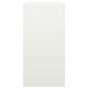 STOJAK NA DREWNO OPAŁOWE BIAŁY 100X40X80CM STALOWY