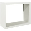 STOJAK NA DREWNO OPAŁOWE BIAŁY 100X40X80CM STALOWY
